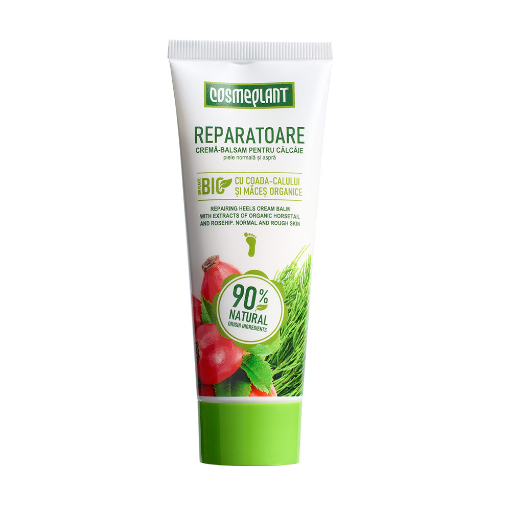 Cremă-balsam pentru călcâie Cosmeplant 100 ml (Coada-Calului și Măcieș)