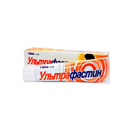 Ультрафастин, гель 2,5% 30 г