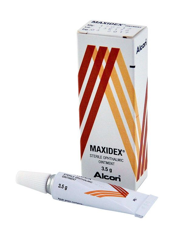 Maxidex unguent oftalmic 1 mg/g 3.5 g