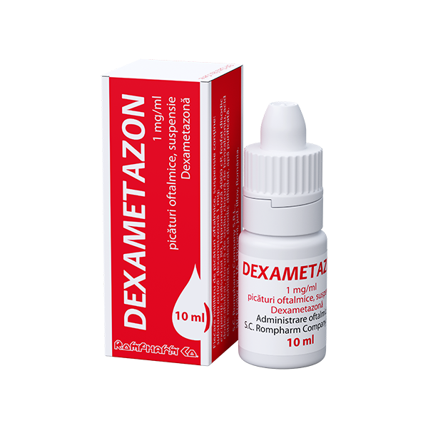 Dexametazon picături oftalmice 1 mg/ml 10 ml  Rompharm