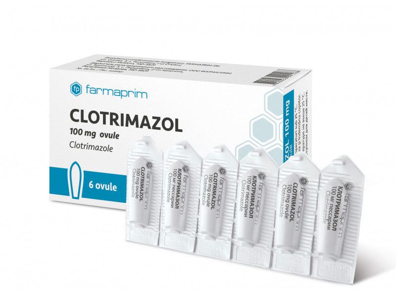 Clotrimazol ovule 100 mg N6  FarmaPrim