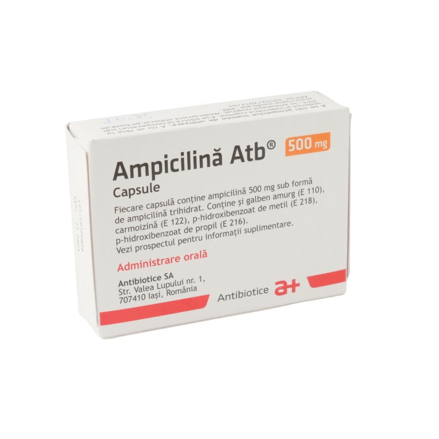 Ampicilină Atb 500 mg capsule N10
