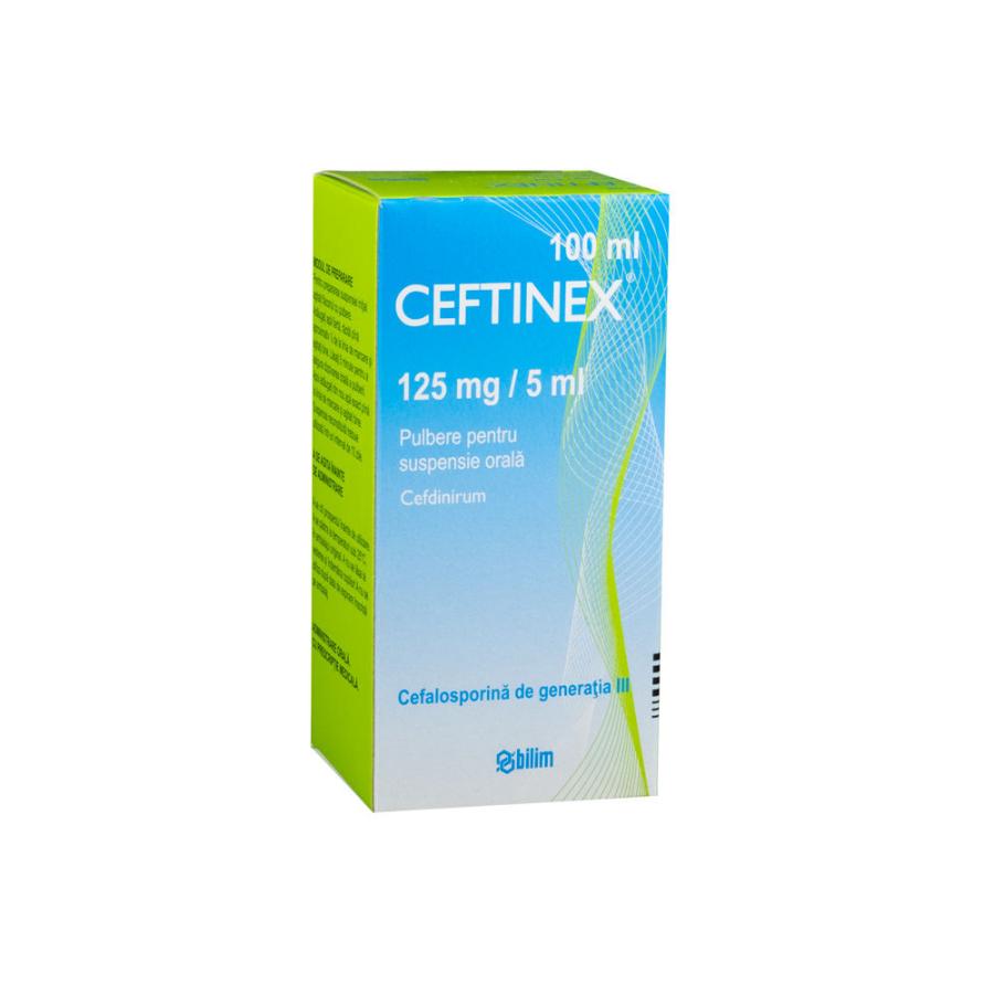 Ceftinex 125 mg/5ml pulbere/suspensie orală 100 ml