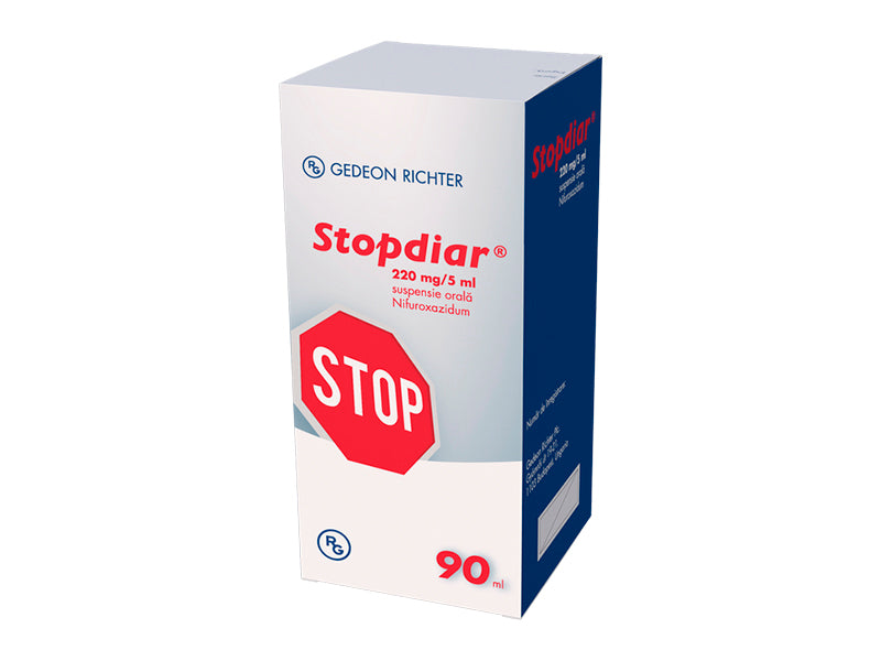 Stopdiar 220 mg/5ml suspensie orală 90 ml