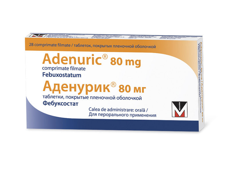 Adenuric 80 mg comprimate filmate  N14x2