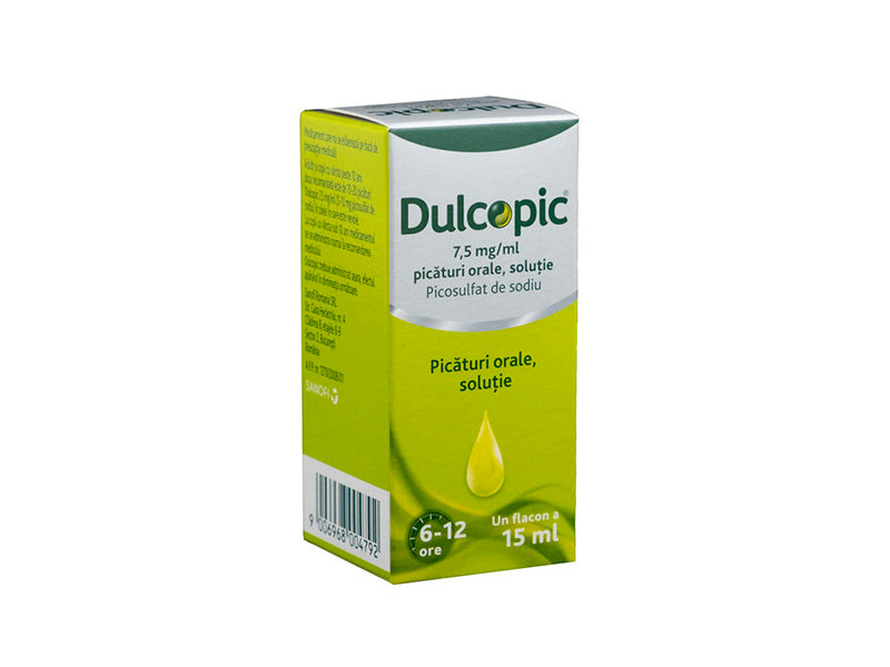 Dulcopic 7,5 mg/ml picături orale 15 ml 