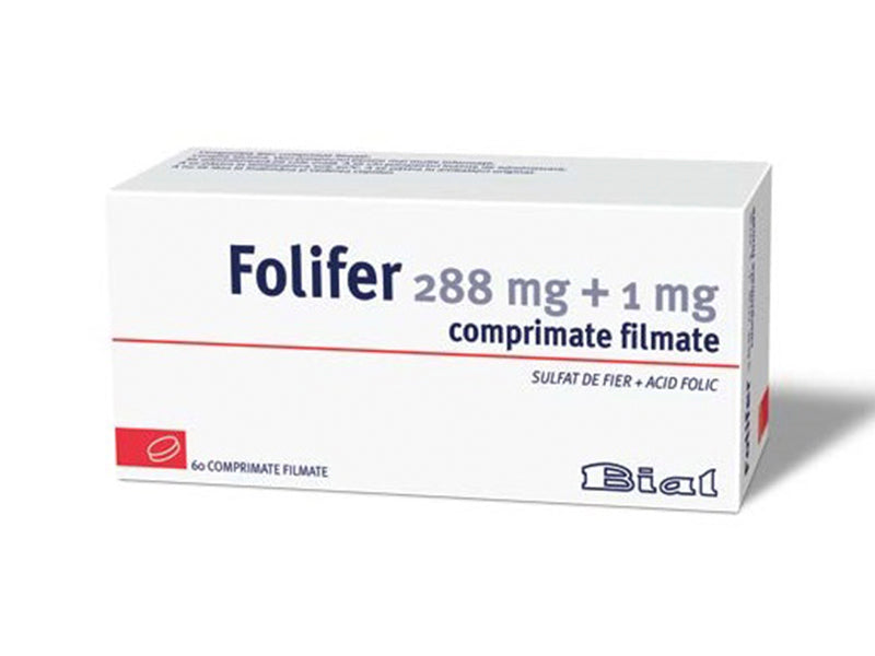 Folifer (288mg+1mg) comprimate filmate N10x6