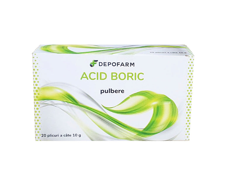 Acid boric pulbere 10 g N20 Depofarm