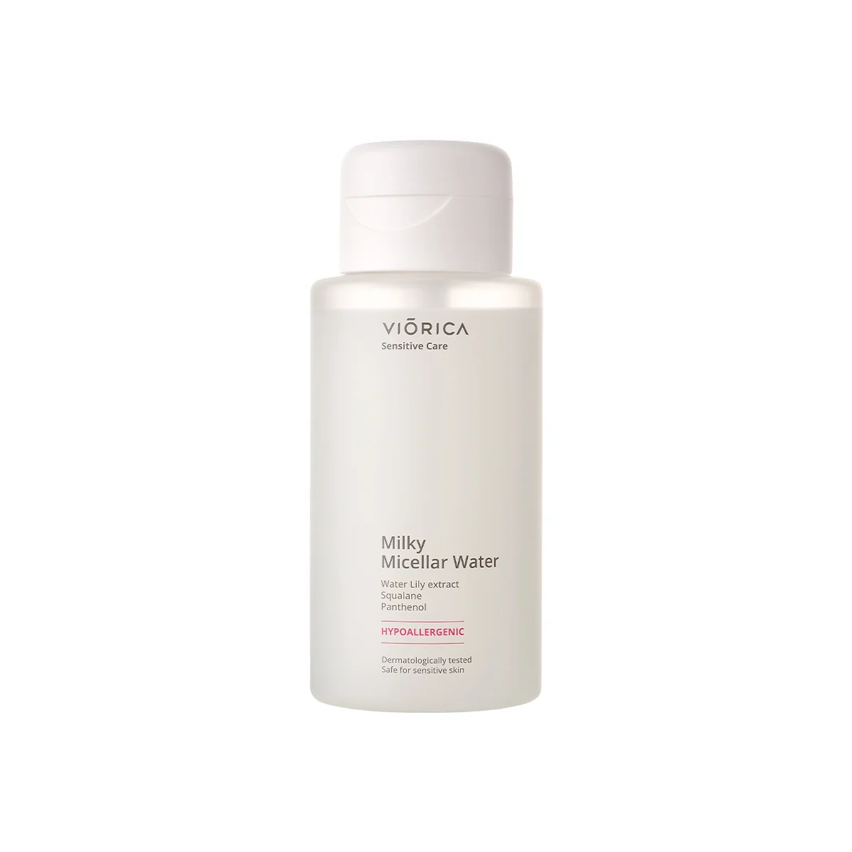 Apă micelară lăptoasă Viorica Sensitive Care cu extract de nufăr alb, squalan vegetal și pantenol, 300 ml
